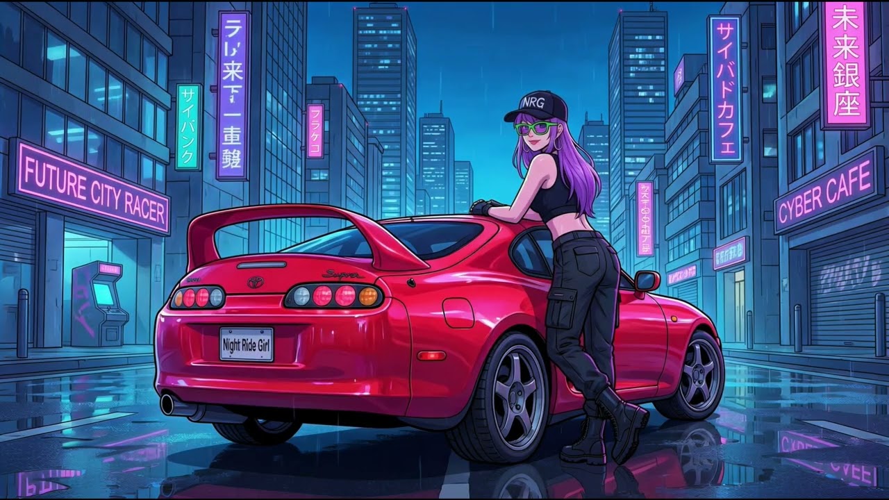 Night Ride Girl - Blade Runner Vibes - Futuristic Vangelis Style Synthwave