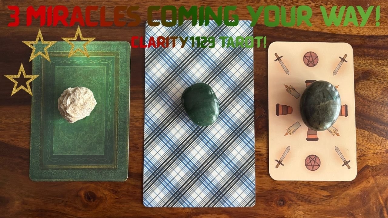 3 MIRACLES COMING YOUR WAY! Pick a Card TAROT!#general #timeless #tarot #pickacard #miracles
