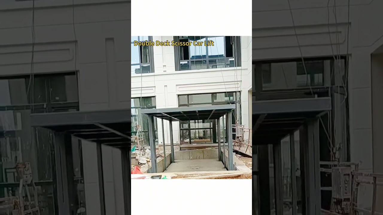 car lift with double decks,invisible underground car lift table#lifts#carlift#carlifter manufacturer
