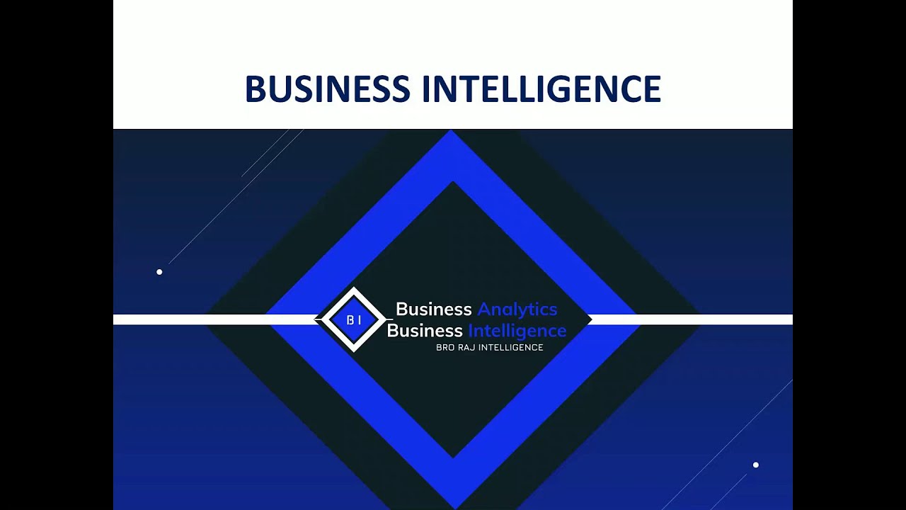 Business Intelligence and Power BI Introduction