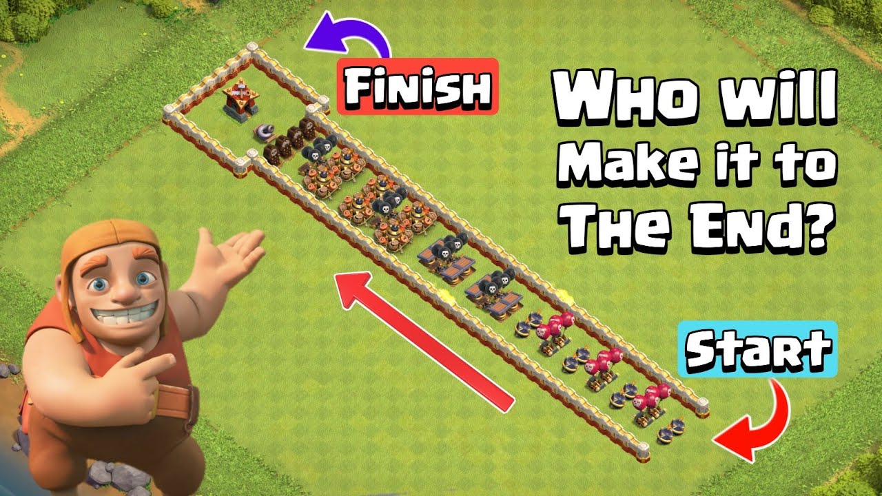 Ultimate Traps Formation vs All Max Troops | Clash of Clans