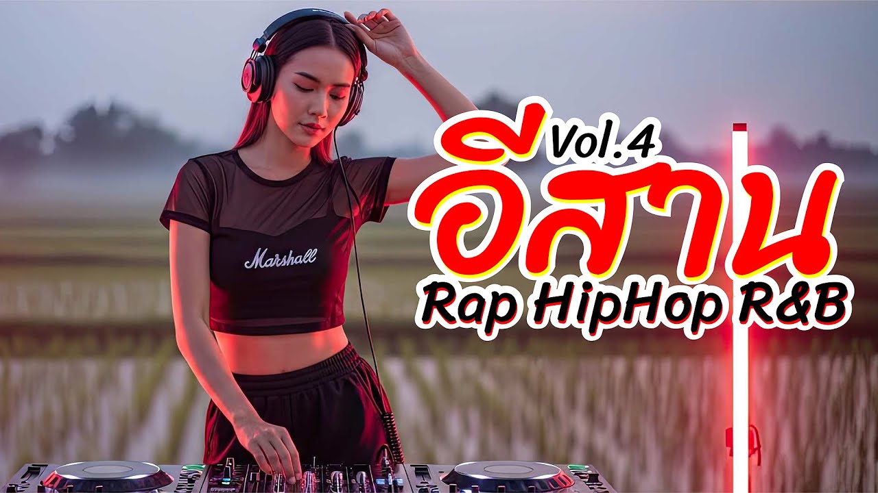 อีสานแร็พ HipHop R&B Vol.4  🔉 รวมเพลงเพราะๆ ฟังชิลล์