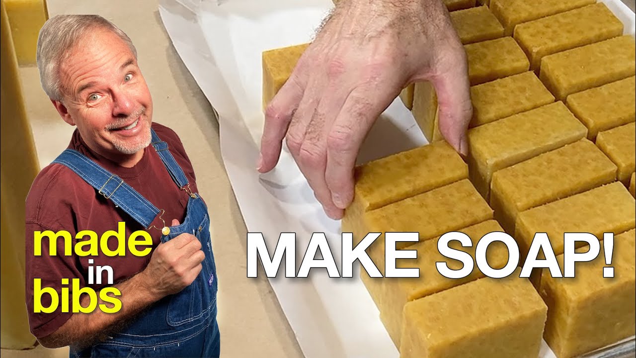 Make simple, soft soap with organic oils using this easy step-by-step process!