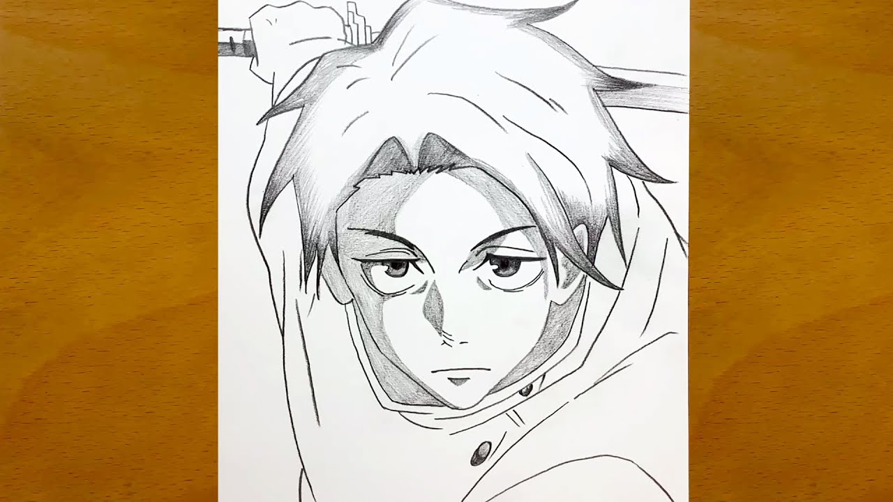How to Draw Yuta Okkotsu from Jujutsu Kaisen | Easy Sketch Tutorial