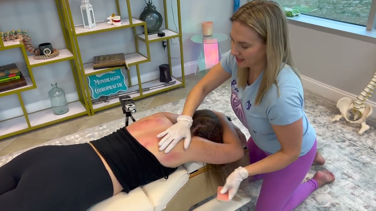 Cleaning Every Crevice of Her Spine + Relaxing Chiropractic Treatment, Exam, and Consultation