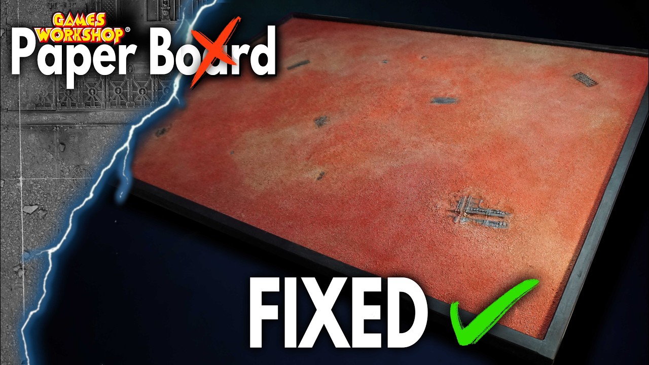 I built a Mars Wargaming Board better than Games Workshop