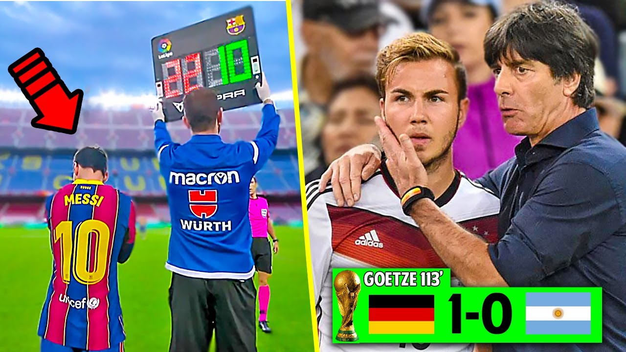 TOP 35 SOSTITUZIONI LEGGENDARIE che hanno CAMBIATO IL CALCIO