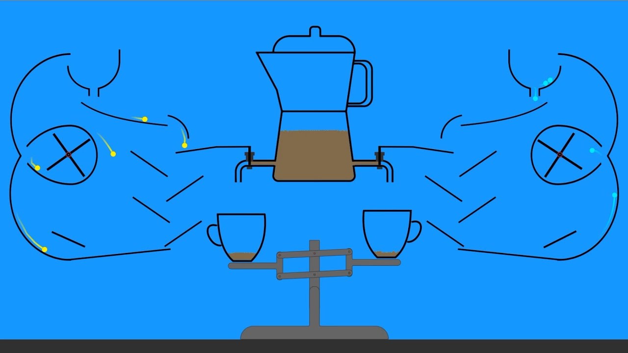 Cup of Coffee - Algodoo Marble Race