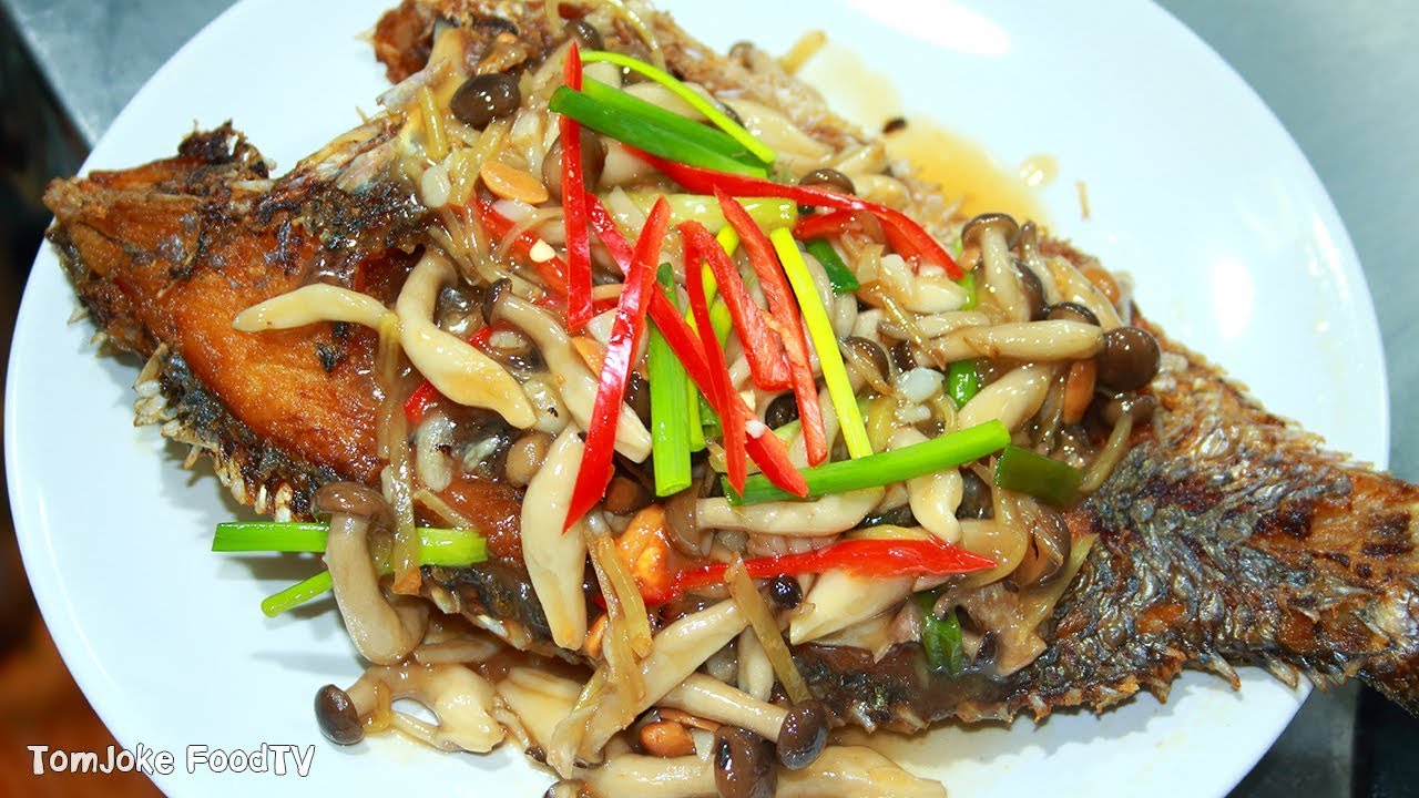 ปลานิลเจี๋ยนเต้าเจี้ยว เมนูง่ายๆแต่หากินยาก Tilapia  Recipe