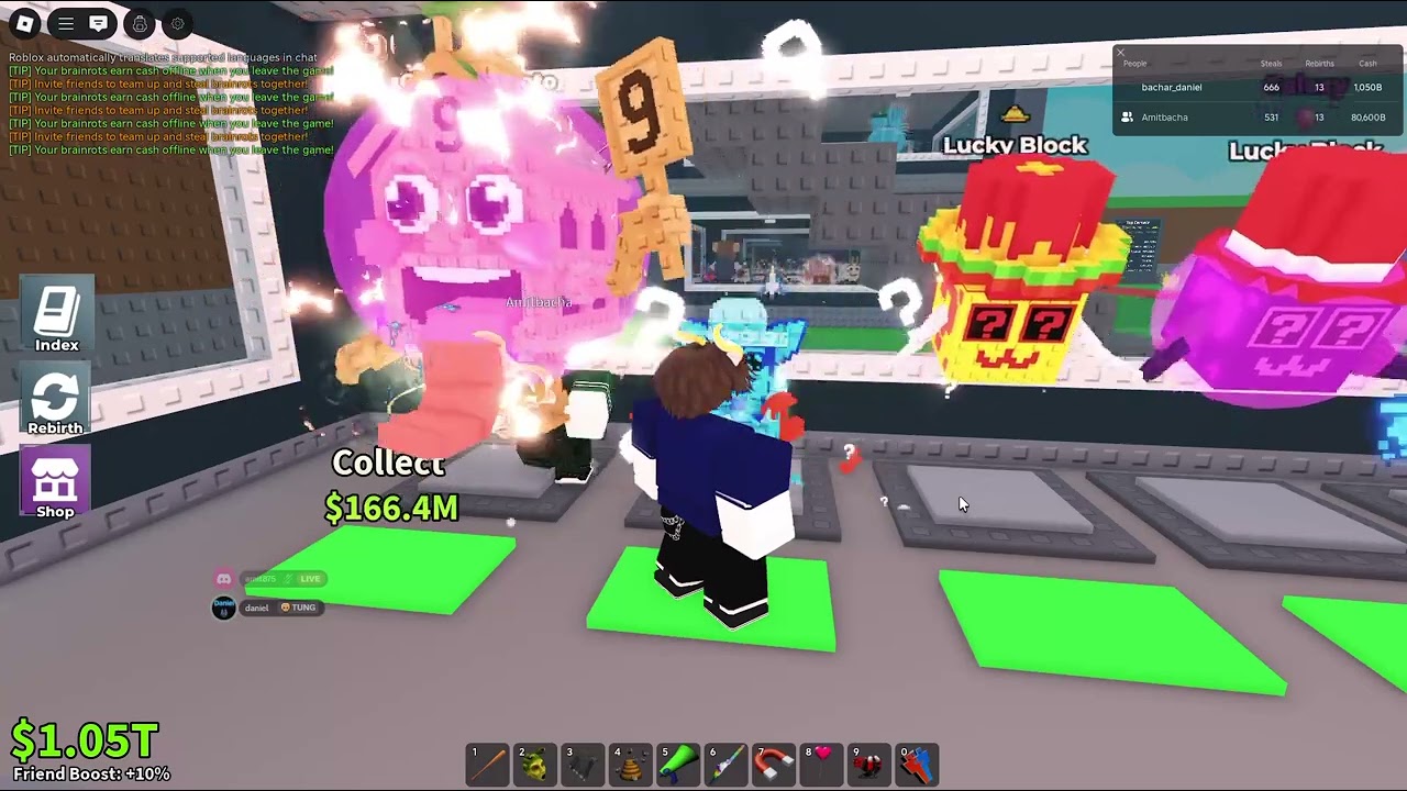 פתחתי מלא לאקי בלוקים :) 😀😎