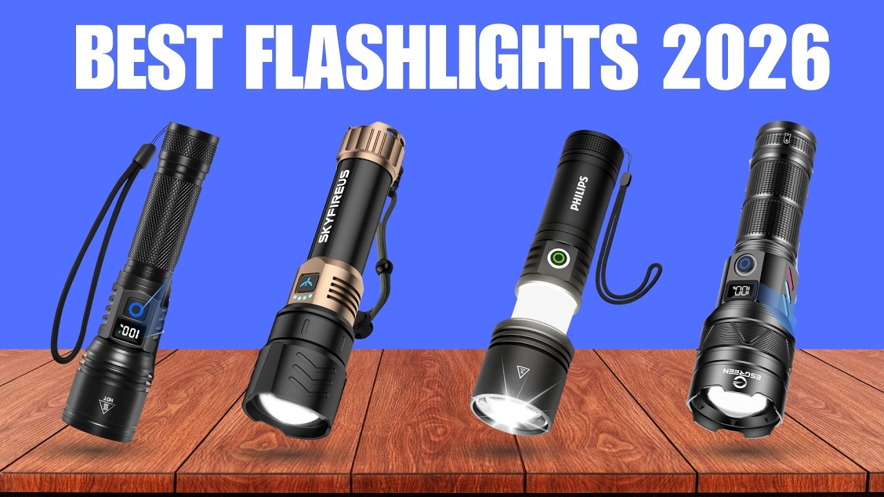 Top 5 Rechargeable Flashlights - Best High Lumens Picks for 2026