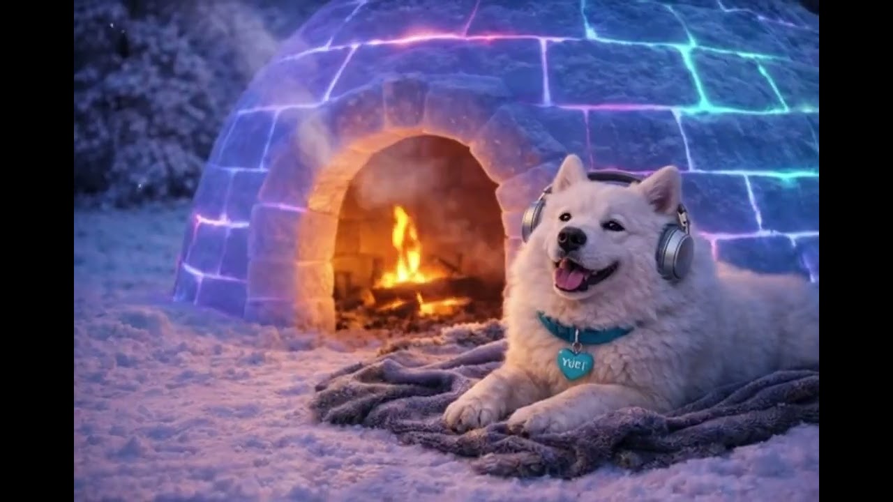 With Yuki ❄️🔥 Cozy Igloo Night | Calm LoFi to Relax & Unwind