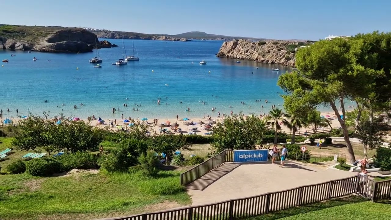 Menorca - Arenal Den Castell Beach - View from Club Hotel Aquamarina - 09 September 2023