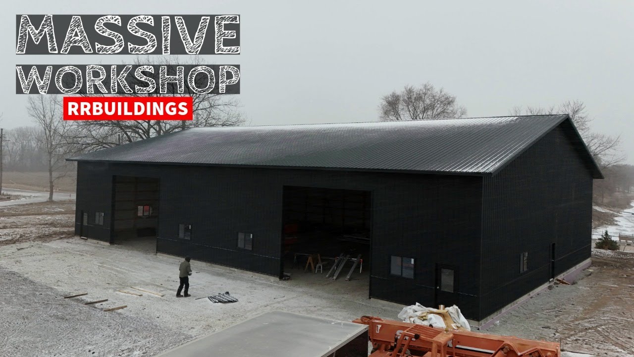 Building a Massive Work Shop: Ep. 14 Exterior FINISHED