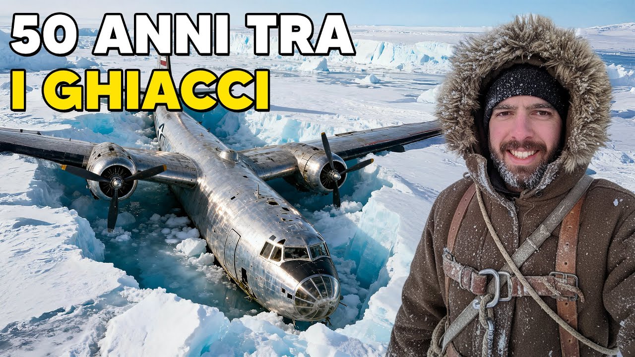 il MISTERO del BOMBARDIERE scomparso tra i GHIACCI