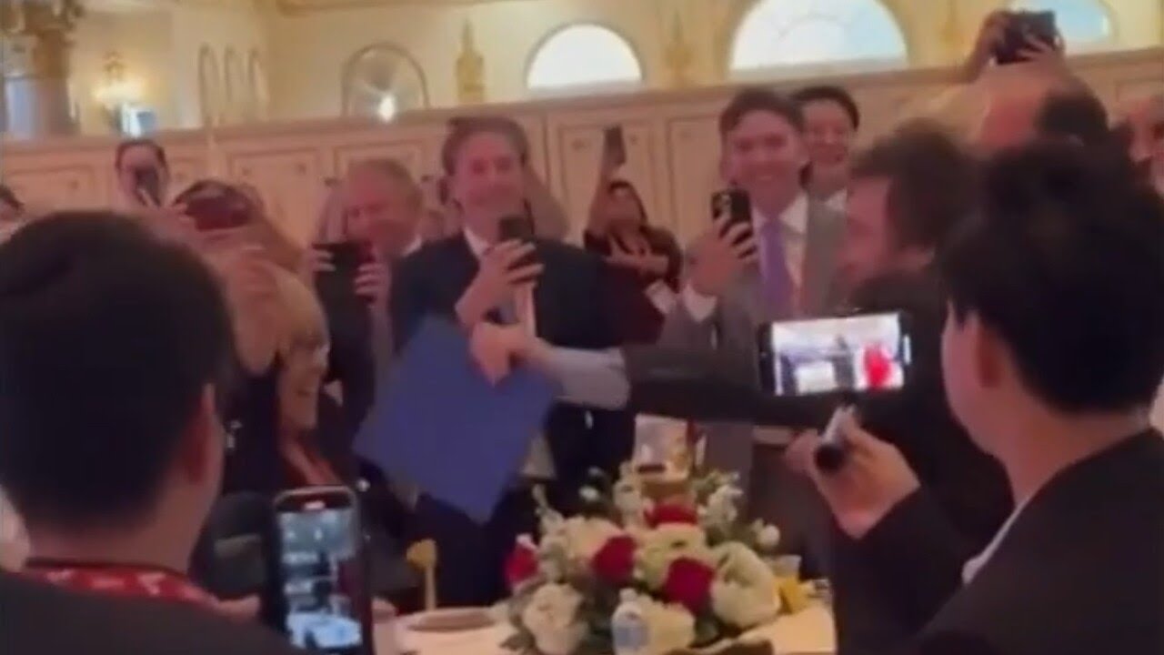 &lsquo;It was quite a big deal&rsquo;: Javier Milei and Teena McQueen dance to YMCA at Mar-a-Lago