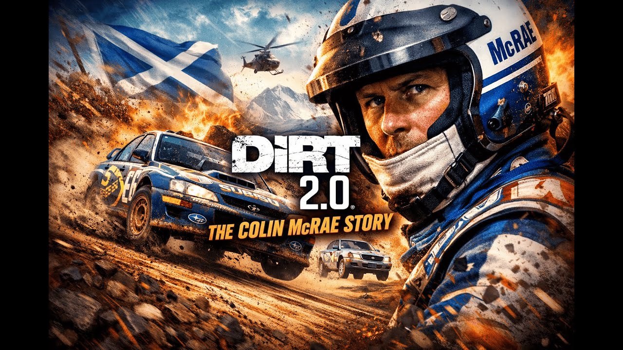 what's he done to the car now!! McRae breaks cars like no other!!