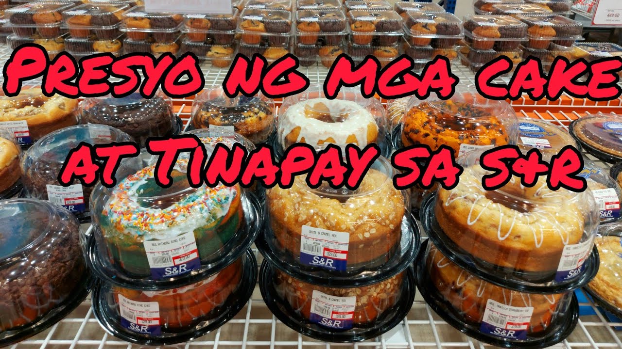 MGA PRESYO NG CAKE AT TINAPAY SA S&R #s #s&rbakeshop #asmr