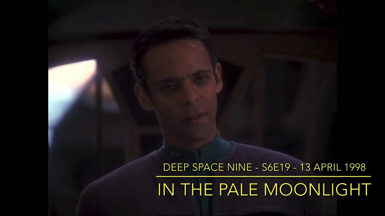 Capt Sisko and Bashir spar over illegal chemical agent -Star Trek DS9
