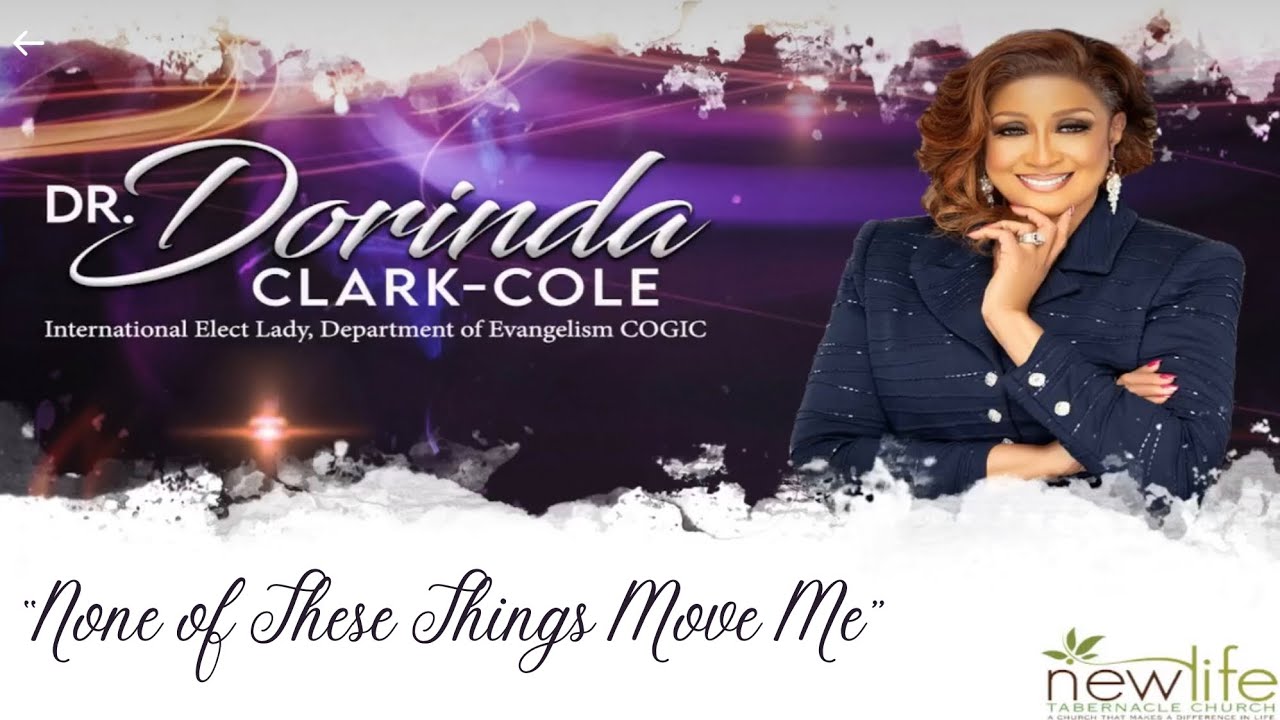 Dr. Dorinda Clark-Cole: “None of These Things Move Me” (Houston,2023)