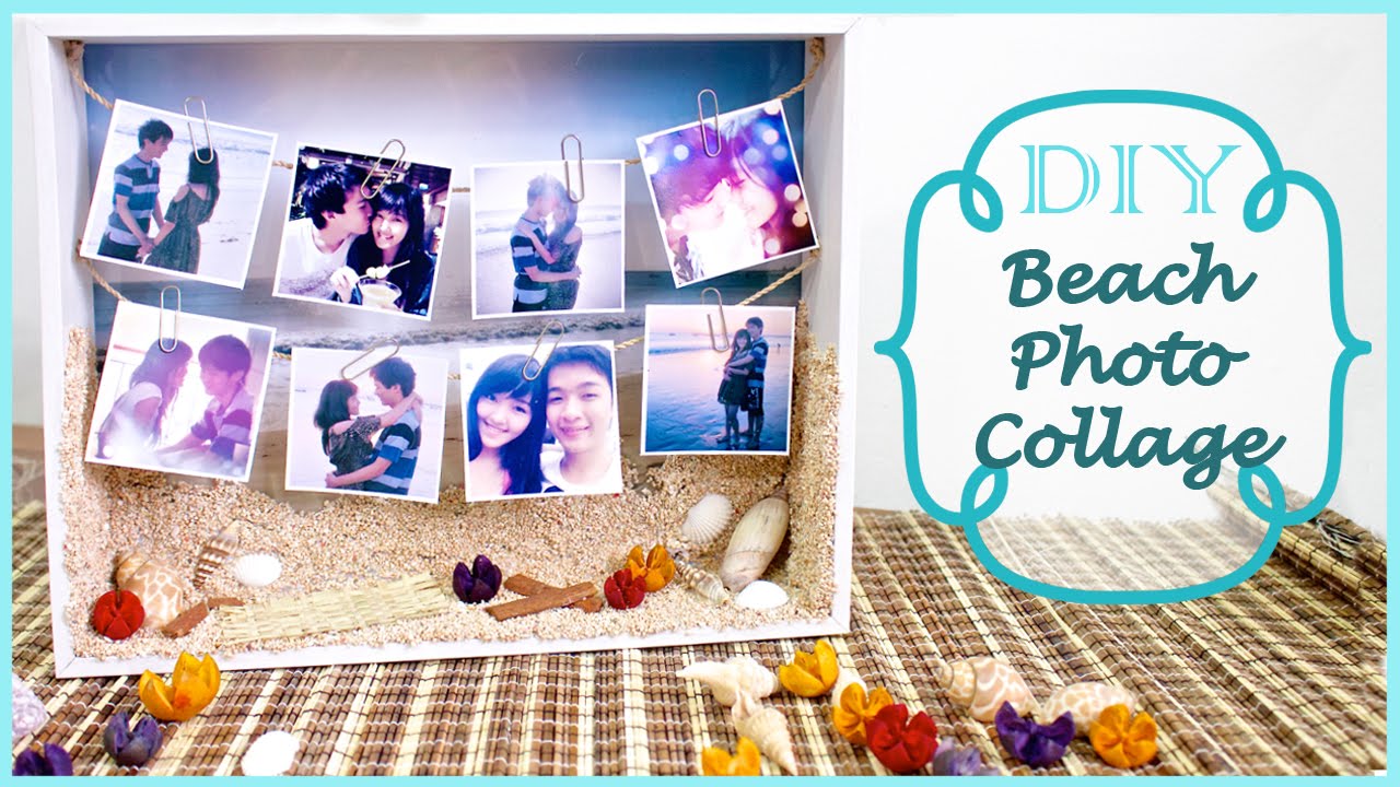 DIY Beach Photo Collage | Summer Gift Idea