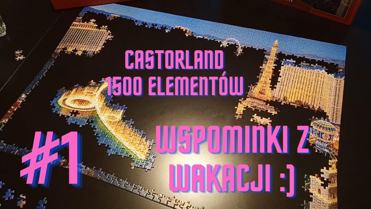 Puzzle 1500 Castorland - Las Vegas, czyli 