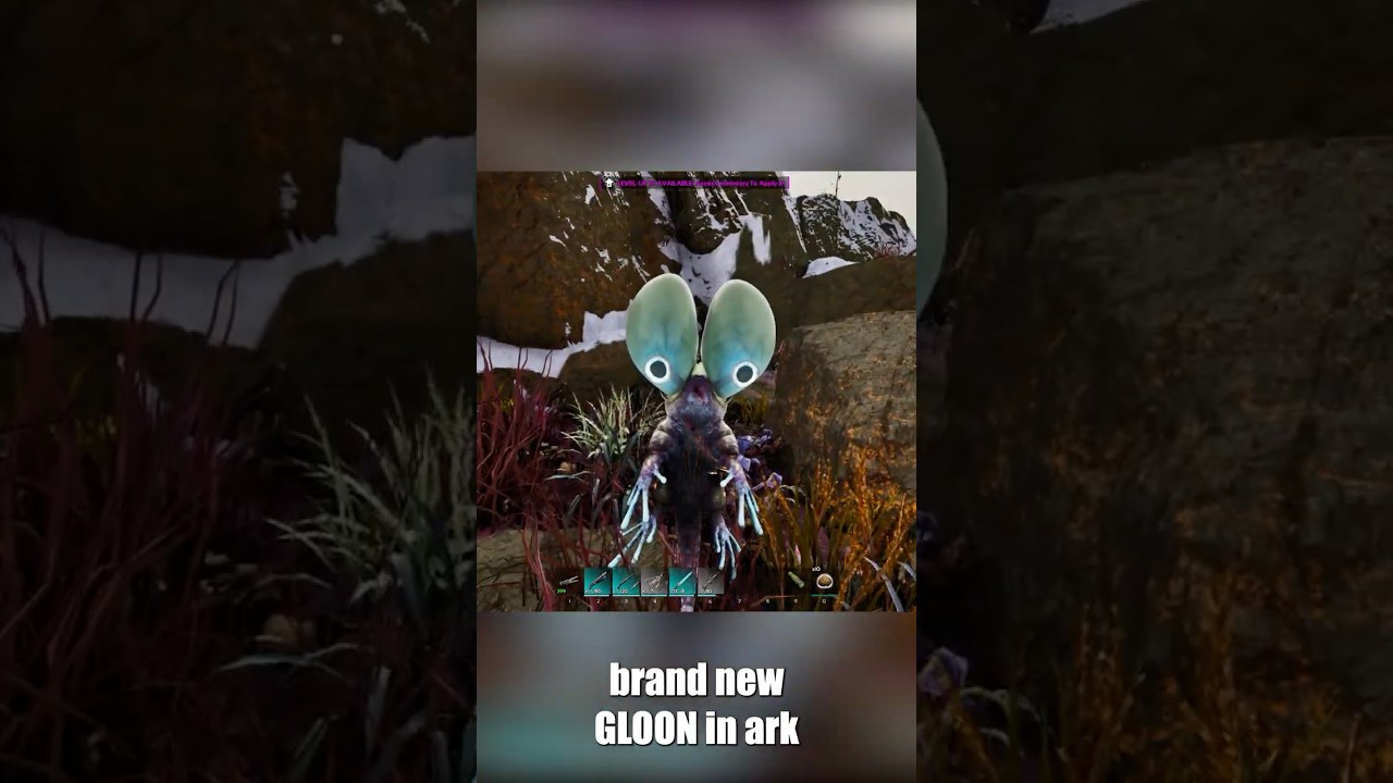 How to tame the NEW GLOON in ARK Lost Colony!!