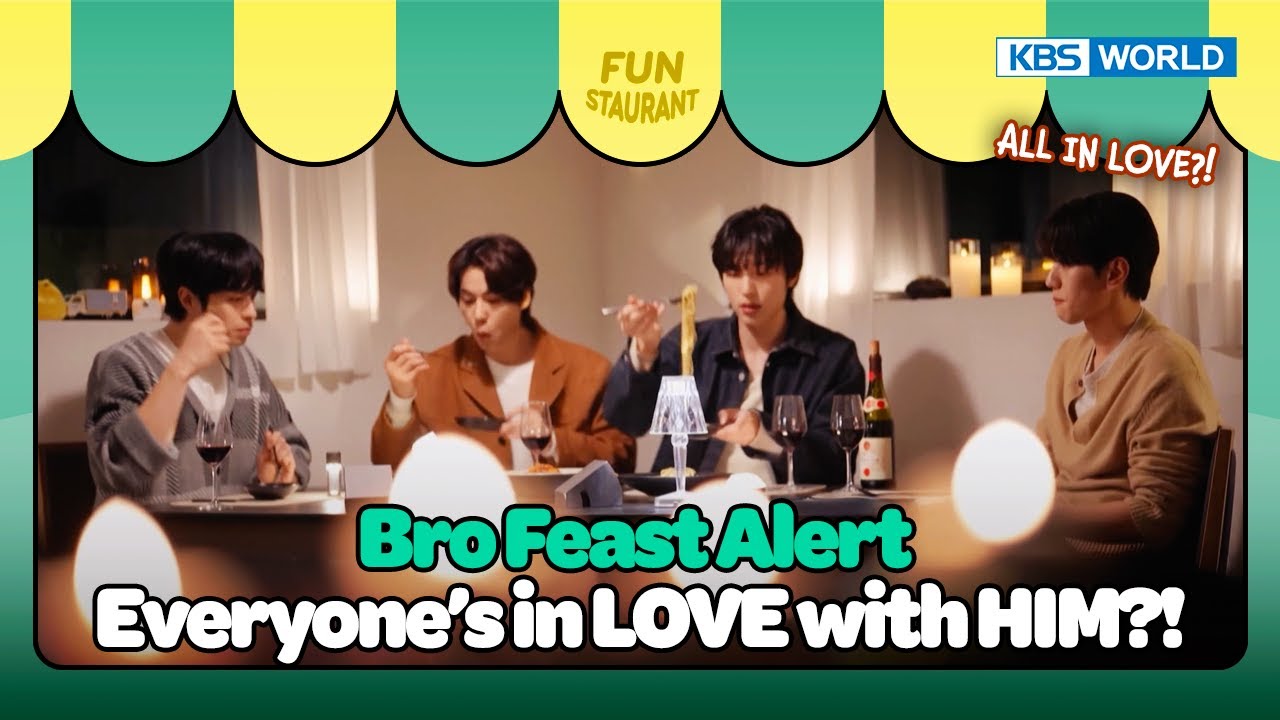 👀 All the Men... ONE Yoonsoo 💘🍝 [Stars Top Recipe at Fun Staurant : EP.269-3 | KBS WORLD TV 250512