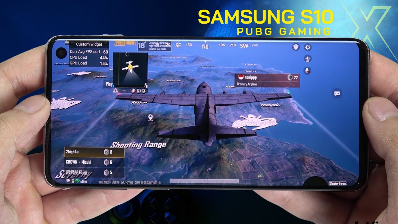 Samsung Galaxy S10 PUBG Gaming test 2024 | Snapdragon 855