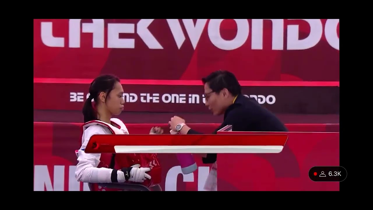 Tachiana Mangin PHI vs Korea in 2024 World Taekwondo Juniors Championships