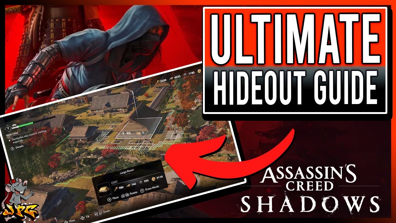 ASSASSINS CREED SHADOWS: Улучшайте своё убежище как можно быстрее! Полное руководство по убежищам...