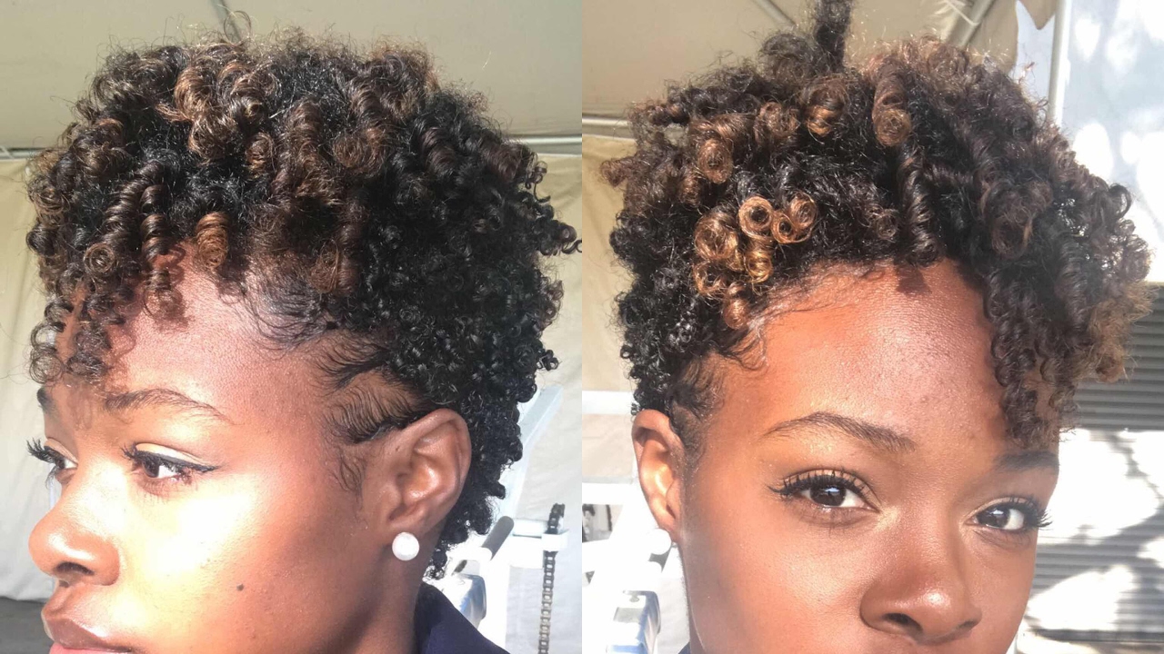 Simple Steps to Perfect Curls !| Flexirod Set on Type 4 Tapered TWA w/ Crowned Curlies