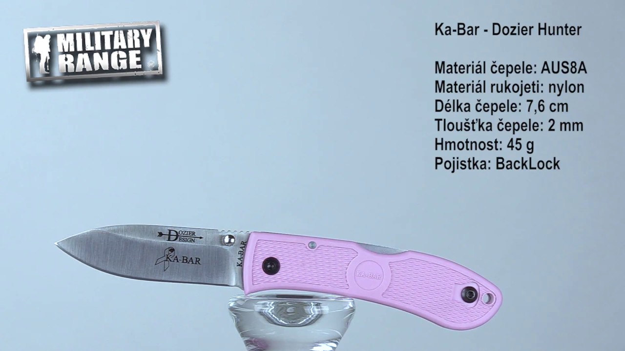 Nůž zavírací KA-BAR DOZIER FOLDING HUNTER - Military Range CZ/SK
