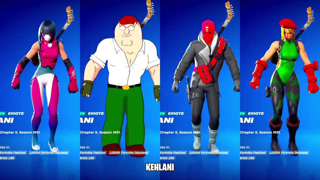 ALL NEW FORTNITE SKINS & ICON SERIES EMOTES!