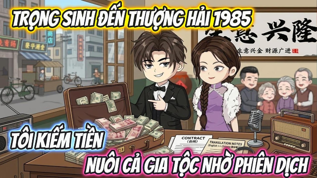Trọng Sinh Đến Thượng Hải 1985, Tôi Kiếm Tiền Nuôi Cả Gia Tộc Nhờ Phiên Dịch Full Bộ | Phan Vietsub