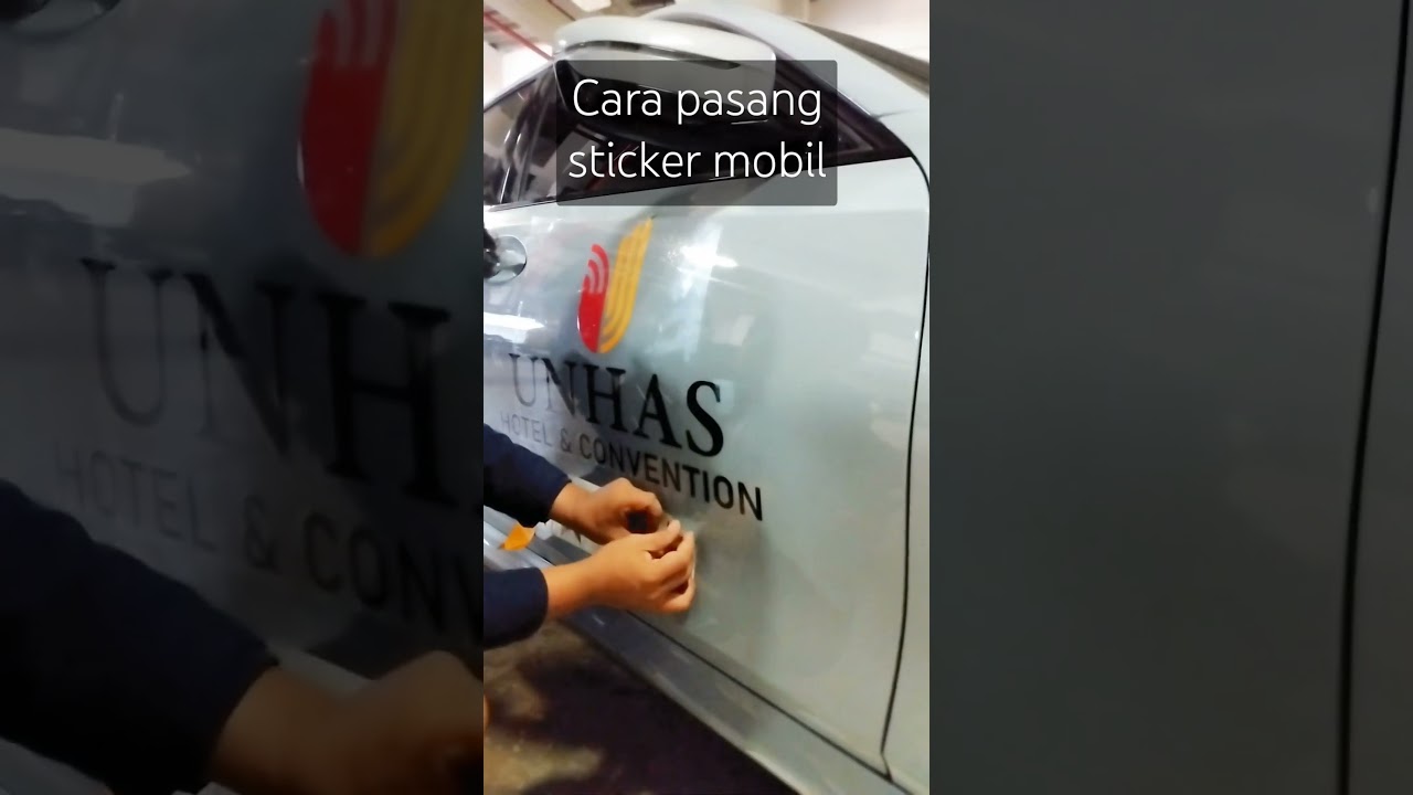 cara pasang sticker mobil. cutting stiker di mobil #cuttingsticker #carapasangstiker
