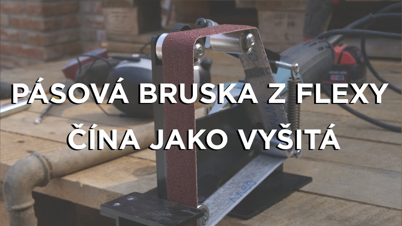 P&aacute;sov&aacute; bruska - n&aacute;stavec pro flexu