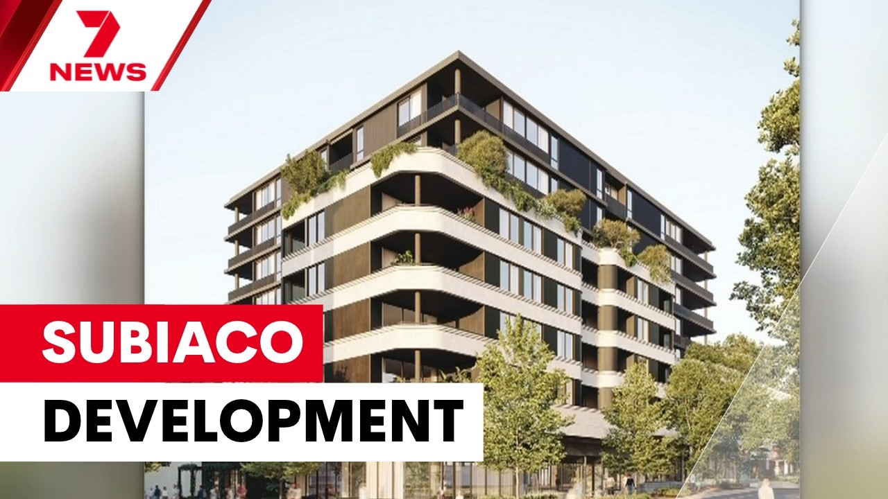Construction on a new apartment complex in the heart of Subiaco has taken off | 7NEWS