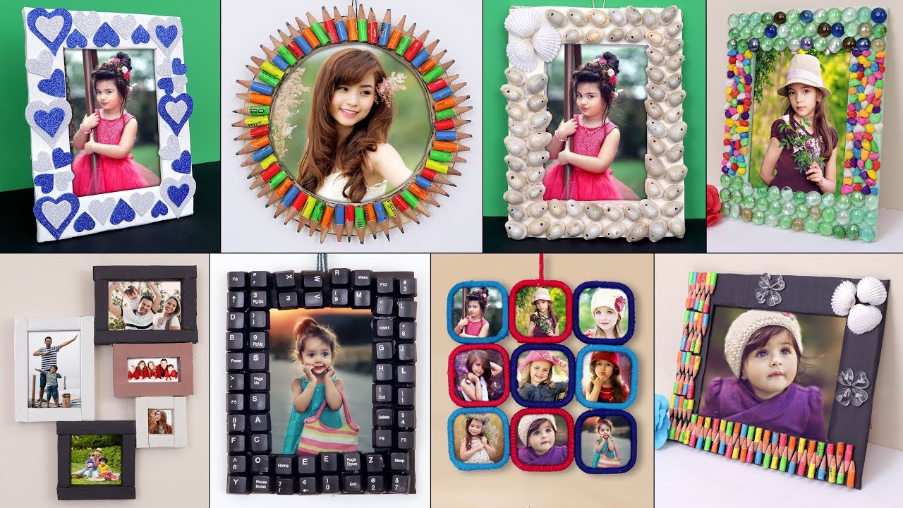 10 Photo Frame Creation !!! DIY Handmade Ideas