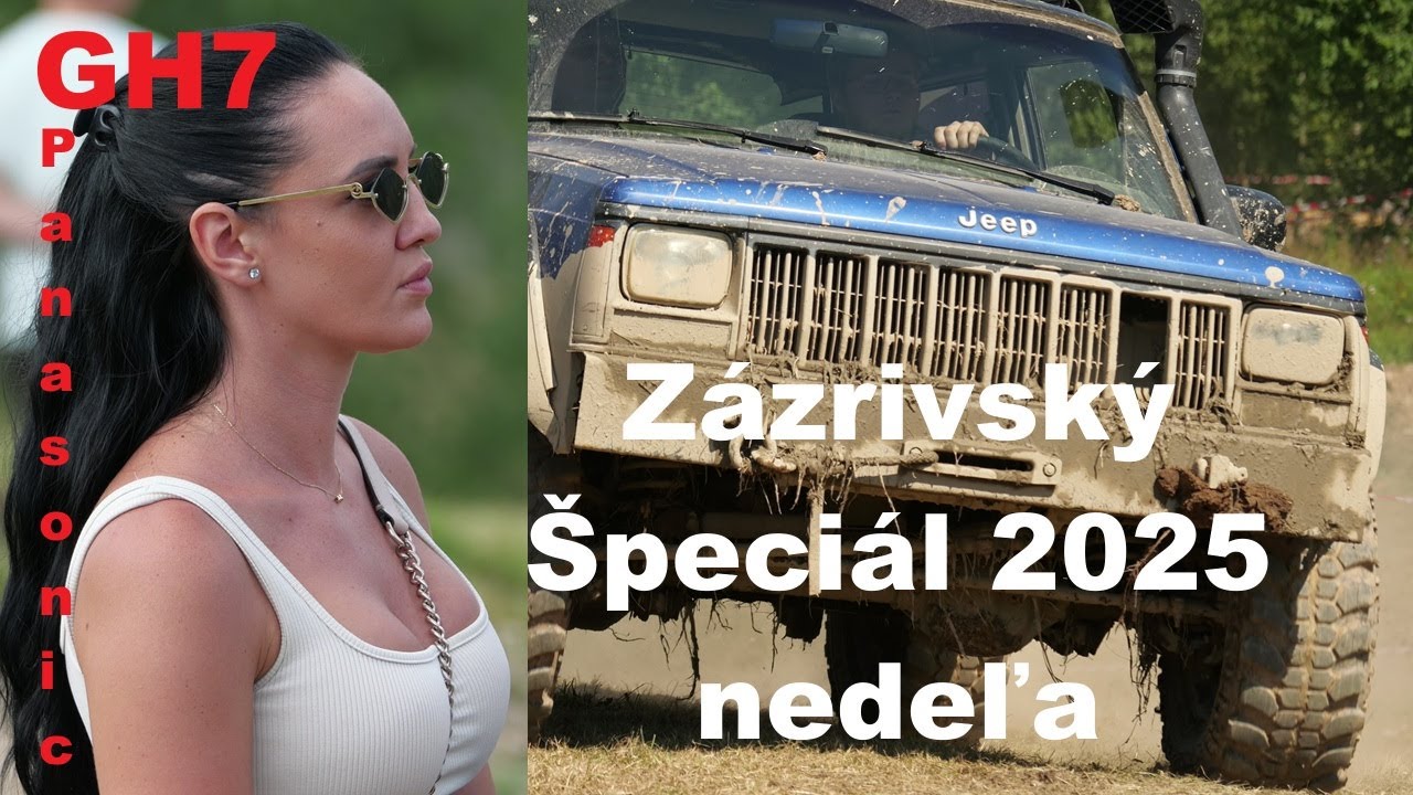 4x4 Offroad ZÁZRIVSKÝ ŠPECIÁL 2025 objektívom kamery Panasonic GH-7 Nissan Patrol Mitsubishi Pajero.
