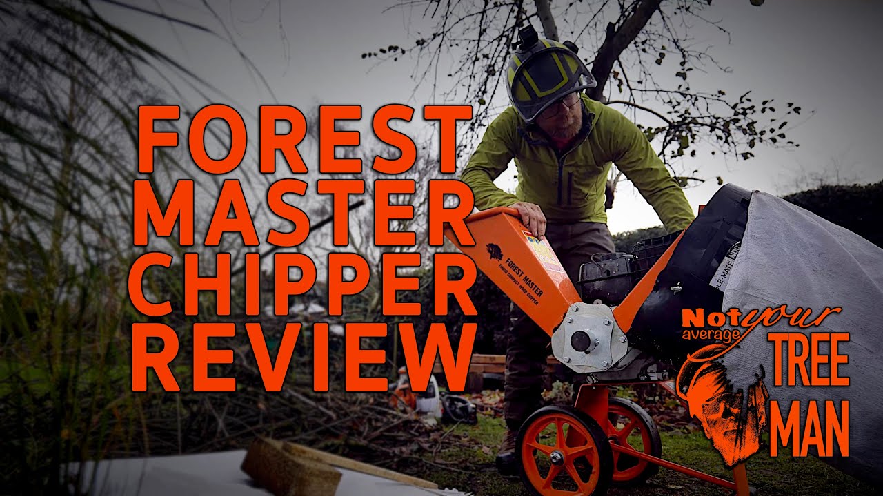 Обзор измельчителя древесины Forest Master и измельчение вишни.