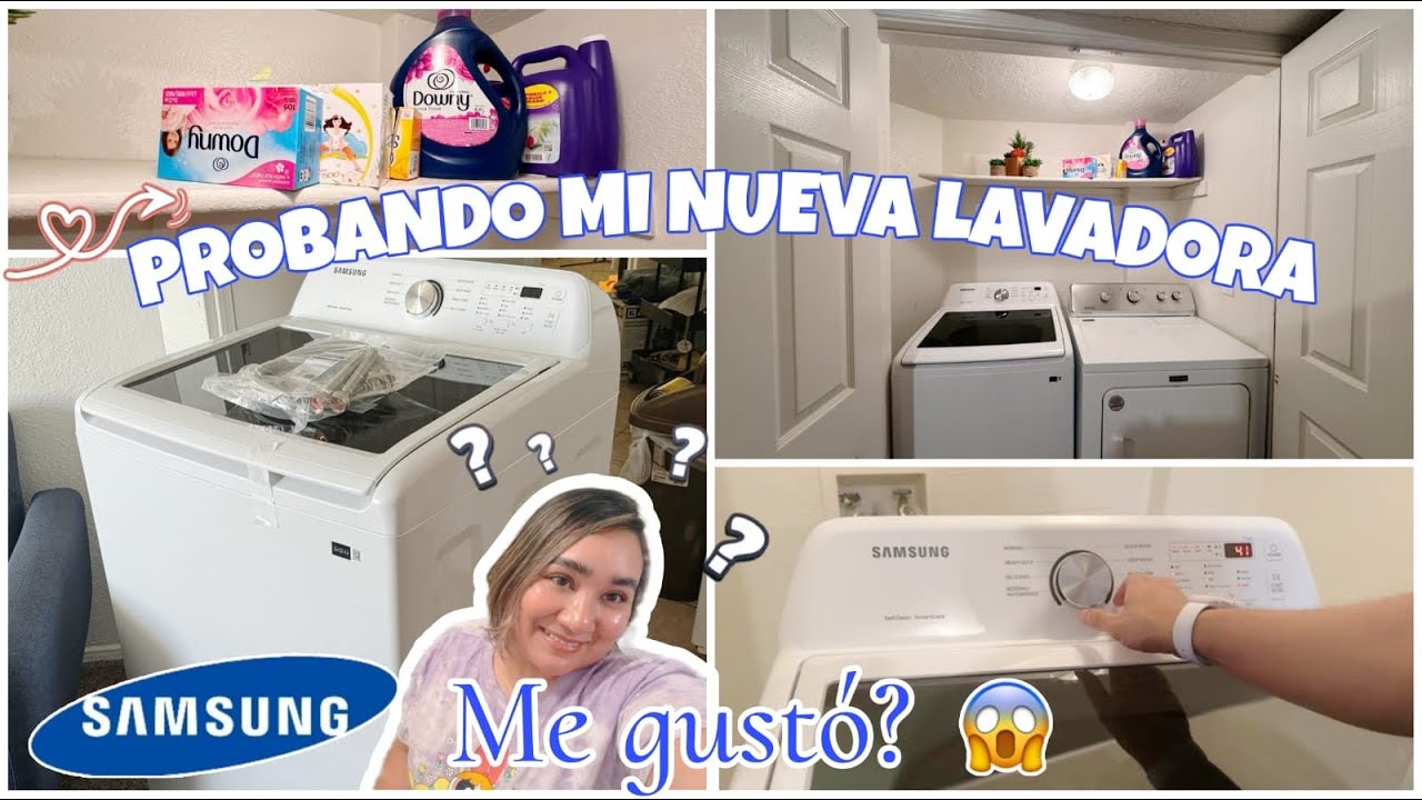 🧺🫧NUEVA RUTINA DE LAVADO RESEÑA SAMSUNG 21kg #NUEVALAVADORA🧺