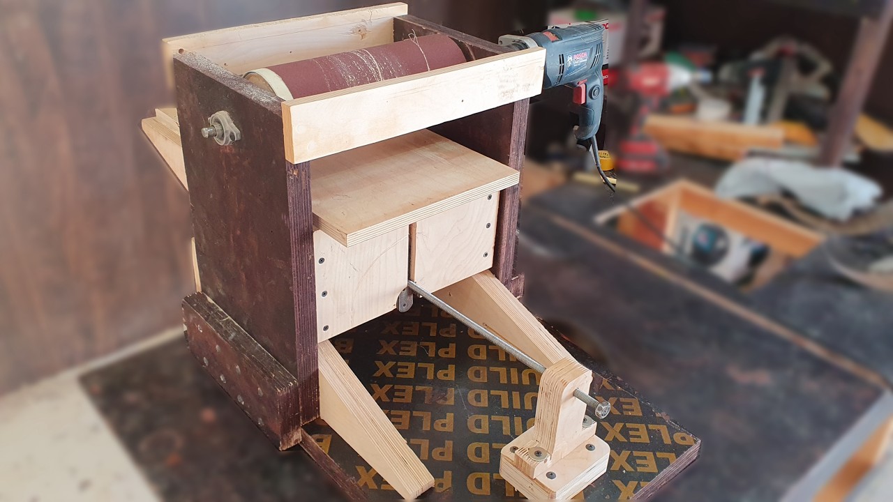 Build a DIY Drum Sander Machine | Easy & Cheap Workshop Project
