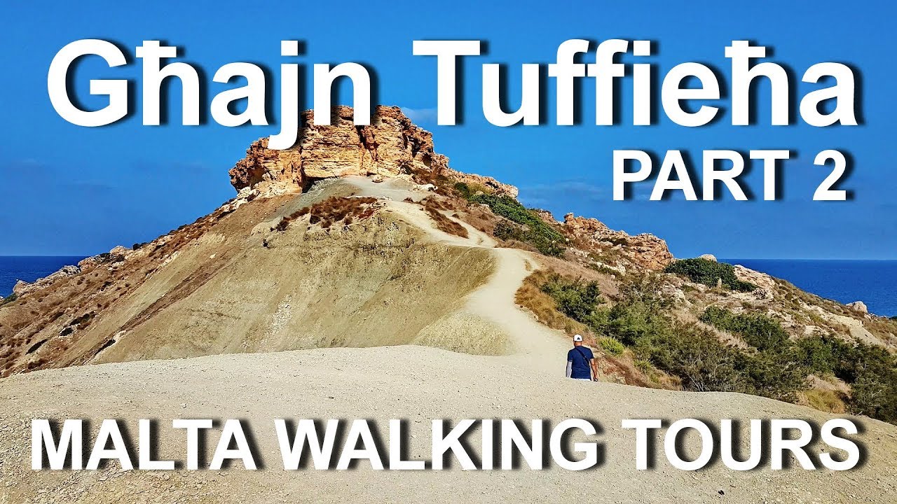 Ghajn Tuffieha Beach - part 2... Malta Walking Tours - Between Gnejna and Ghajn Tuffieha Bay.