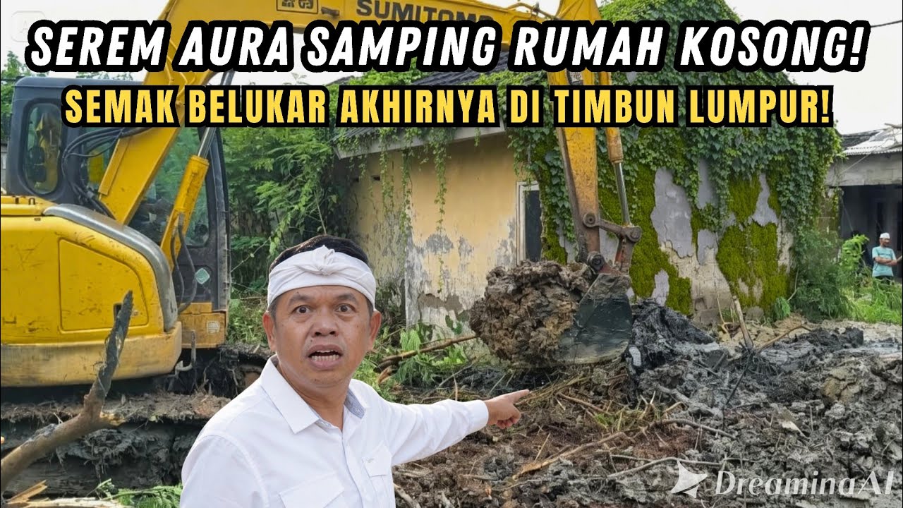 SEREM❗AURA MENCEKAM SAMPING RUMAH KOSONG❗SEMAK BELUKAR KALI VKC AKHIRNYA DI TIMBUN LUMPUR TEBAL❗