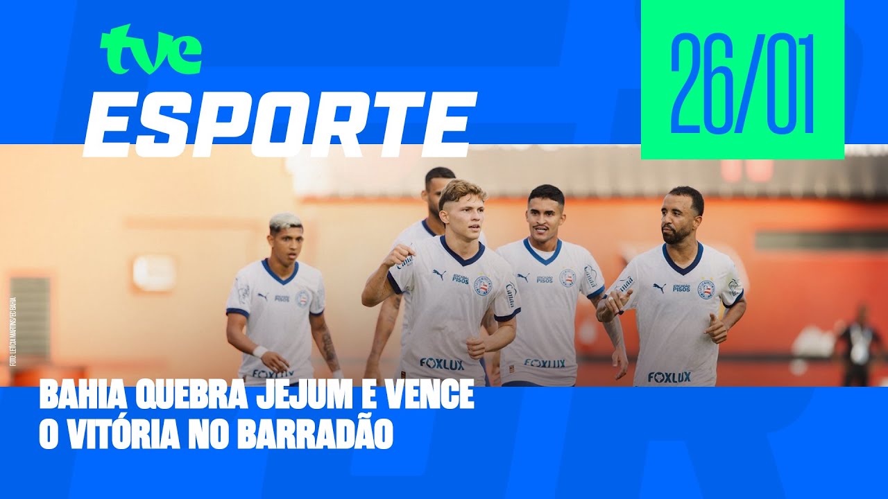 TVE ESPORTE AO VIVO | TVE BAHIA - 02/02/2026