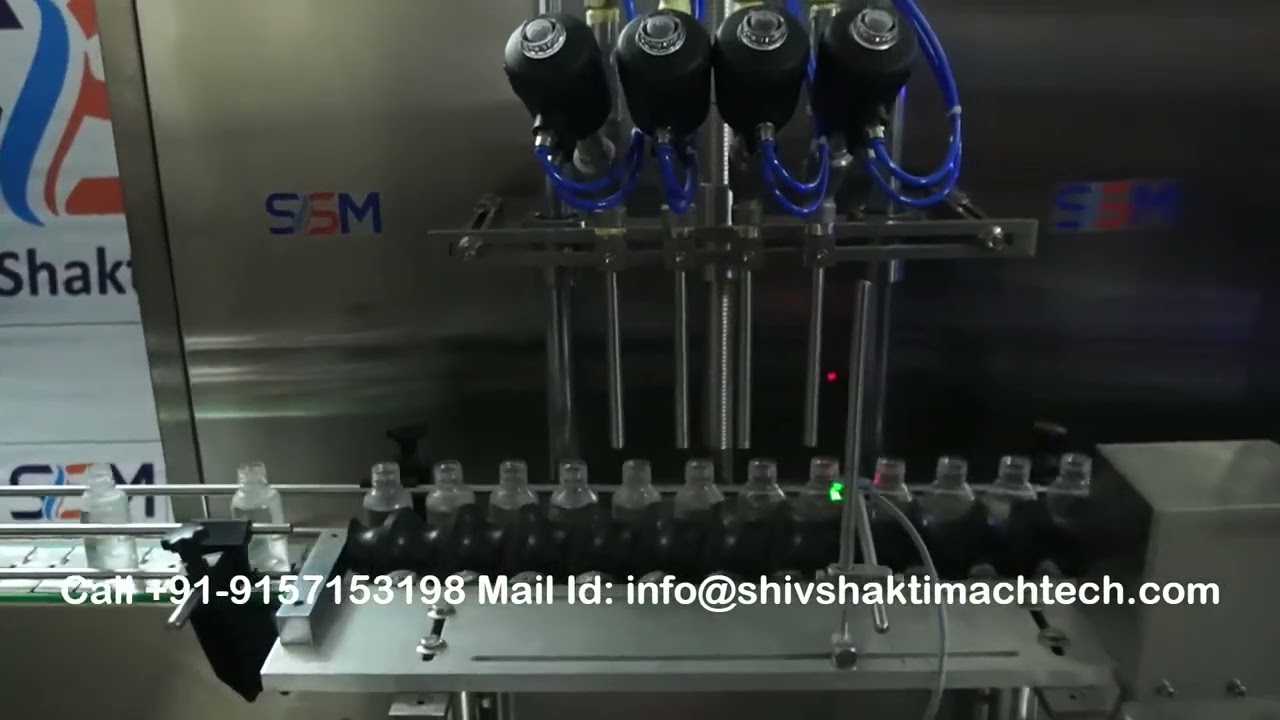 Hair Oils Filling and Capping Machine | Ayurvedic Herbal Oil Filling Line | Servo Liquid filler
