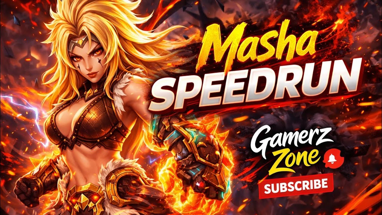 Masha Speedrun Gameplay 🔥 Fast Game | MLBB