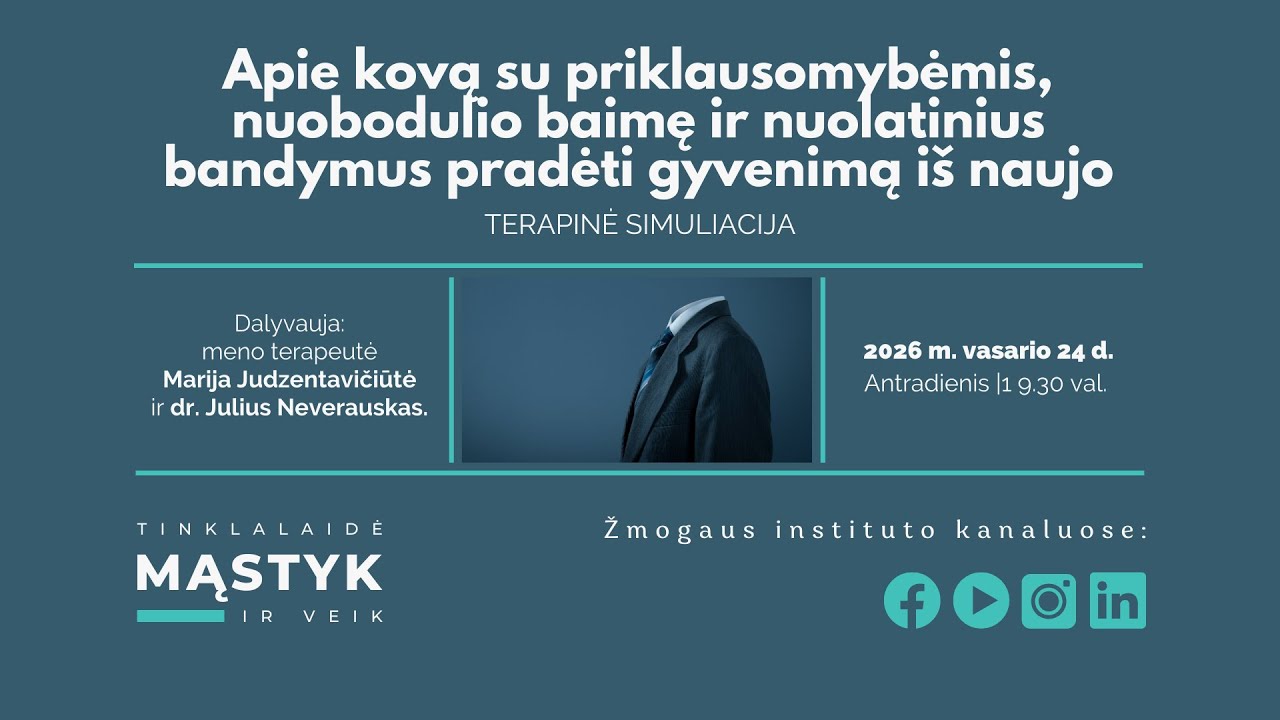 Apie kovą su priklausomybėmis, nuobodulio baimę ir nuolatinius bandymus pradėti gyvenimą iš naujo