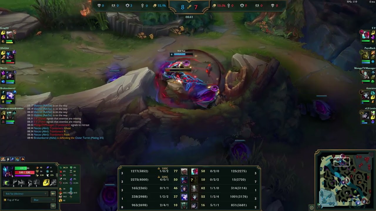 Rek'Sai (Jungle) vs Ivern - 13/2/10 Grandmaster Ranked Match - League of Legends 14.23